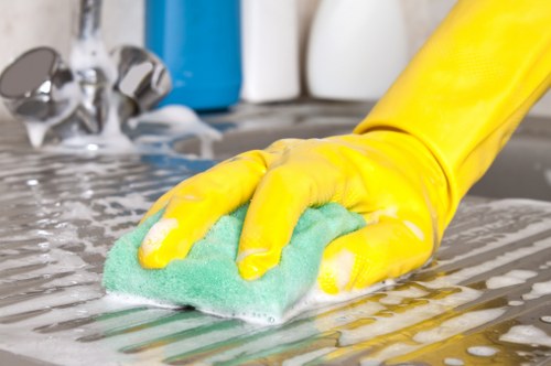 Sustainable carpet cleaning operations with sorted recycling streams